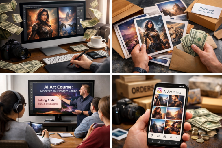 How to Make Money With AI-Generated Images in 2026 (Complete Step-by-Step Guide)
